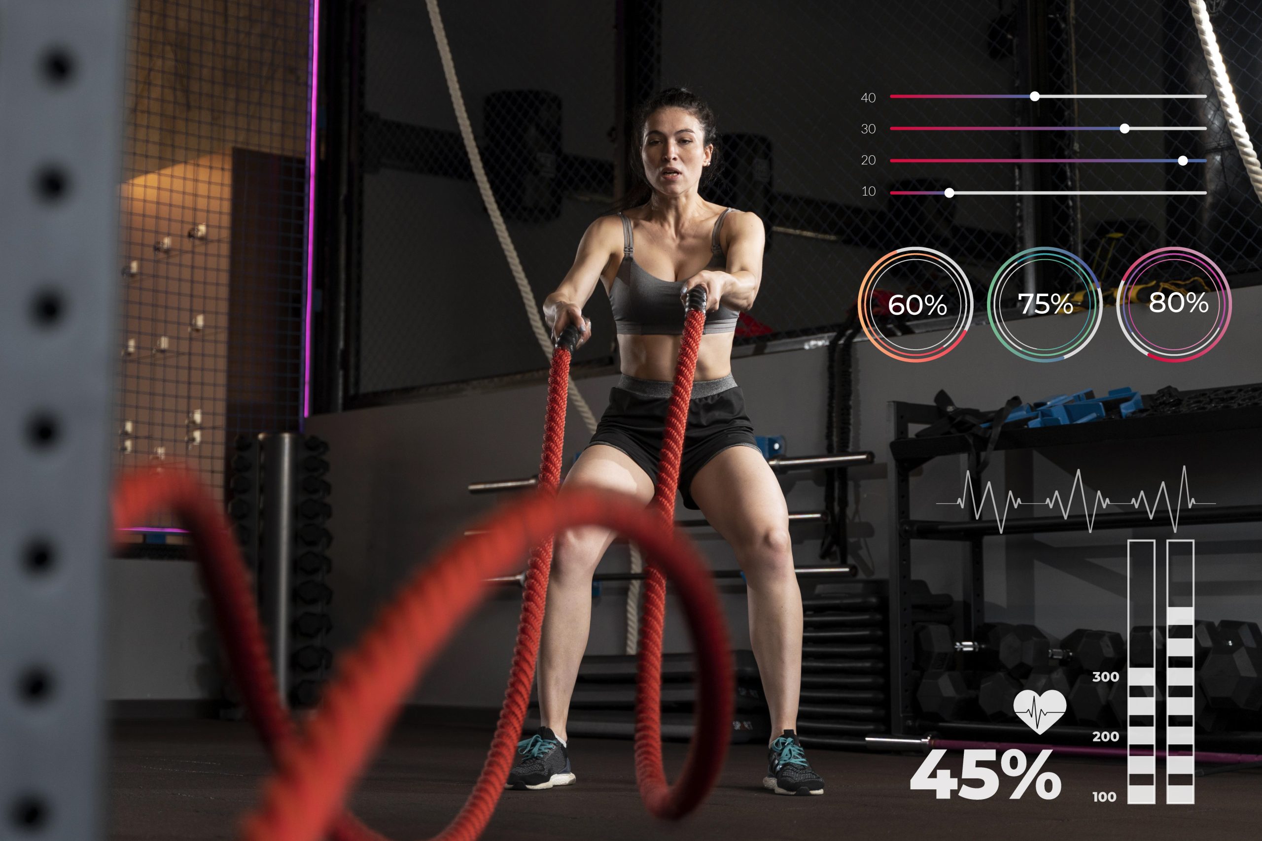 Women exploring 2026 fitness trends in a modern gym environment